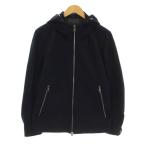 ショッピングブラックレーベル ブラックレーベルクレストブリッジ パーカー フーディ ジップアップ 長袖 ワッフル地 裏地チェック柄 M 紺 51F04-203-28