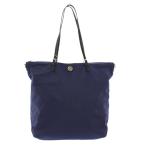 トリーバーチ TORY BURCH トートバッグ ハンドバッグ ナイロン ロゴ ワンポイント 紺 ネイビー /BB レディース