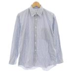 ショッピングギャルソン コムデギャルソンシャツ FOREVER WIDE CLASSIC コットンポプリンストライプレギュラーカラーシャツ S サックスブルー FZ-B218 メンズ