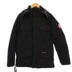 カナダグース CANADA GOOSE KAMLOOPS ダウンジャケット ジップアップ フード M ブラック 4078JM /BM メンズ