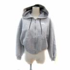  Puma PUMA жакет Parker тренировочный средний длина Zip выше Logo принт M серый /SY41 женский 