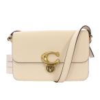 ショッピングcoach コーチ COACH ストゥディオ レザー ショルダーバッグ 白 C6641 /KH レディース
