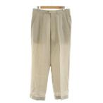  Lanvin LANVIN CLASSIQUE слаксы конические брюки лен linen79 бежевый 3749 /RR мужской 