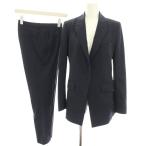 ショッピング紺 セオリー TRACEABLE WOOL ETIENNETTE B&TRECCA 4N スーツ テーラードジャケット シングル 0 パンツ スラックス 2 紺 ネイビー レディース