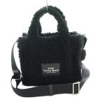 マークジェイコブス MARC JACOBS テディ トートバッグ ボア 2WAY ショルダーバッグ 黒 ブラック