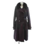 ショッピング毛皮 バーバリー ロンドン トレンチコート ロング ライナー フォックスファー 裏地ノバチェック ベルト付き 38 B1A07-430-38