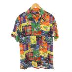 ポロ バイ ラルフローレン Polo by Ralph Lauren CLASSIC FIT アロハシャツ カジュアル 半袖 オープンカラー 総柄 M マルチカラー /BB
