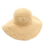 ヘレンカミンスキー HELEN KAMINSKI 麦わら帽子 ストローハット ラフィア リボン 装飾 ベージュ /HN レディース