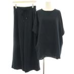  L -laelura выставить верх и низ блуза рубашка тянуть over короткий рукав широкий брюки легкий L темно-синий темно-синий /HN женский 