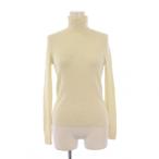 ショッピング白 ホワイト セオリー Theory 23AW NEW WASHBLE WOOL LEENDA LS リブニット 長袖 タートルネック ワンカラー ウール S 白 ホワイト /BB レディース