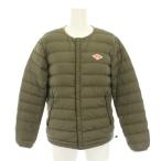 ダントン DANTON クルーネックインナーダウンジャケット Crew Neck Inner Down Jacket アウター 34 カーキ JD-8748 レディース