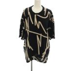 ショッピングzara ザラ ZARA Tシャツ 半袖 XL 黒 ブラック 柄 /JP メンズ