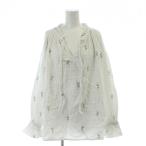  Gelato Pique gelato pique салон одежда F белый белый цветочный принт оборка шея длинный рукав /AP женский 