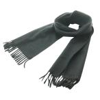 サルヴァトーレフェラガモ Salvatore Ferragamo マフラー ストール 黒 ブラック /SS ■OS ■OH レディース