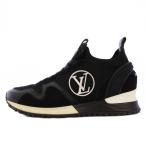 ルイヴィトン LOUIS VUITTON ランアウェイ スニーカー インヒール 36 黒 /KH レディース