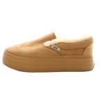 バンズ VANS スリッポン シューズ ボア 24.5cm ベージュ 634455-0002 /AN12 レディース