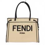 フェンディ FENDI Roma Go To ショッパー トートバッグ ハンドバッグ 白 8BH378 /KH ■OH レディース
