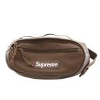  Supreme SUPREME 24AW Leather Waist Bag сумка-пояс сумка "body" Logo кожа чай Brown /AN21 мужской 