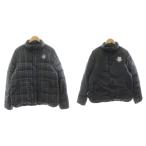  Pearly Gates PEARLY GATES двусторонний пуховик в клетку Logo 6 темно-синий темно-синий чёрный черный 053-220116 /KU мужской 