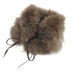  moon bat MOONBAT пелерина muffler искусственный мех лента чай Brown /NU женский 