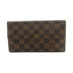 ルイヴィトン LOUIS VUITTON ポルトフォイユ サラ 長財布 小銭入れ フラップ ブラウン N61734 /MI ■OH レディース