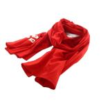 コムデギャルソン COMME des GARCONS ストール ロング ロゴ レッド 赤 ホワイト 白 SZ-K401 /MI レディース