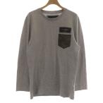 ショッピングハイドロゲン ハイドロゲン HYDROGEN Tシャツ 長袖 M グレー /AU メンズ