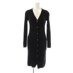 ショッピングロングカーディガン セオリー Theory ロングカーディガン リブニット S 紺 ネイビー /CX  レディース