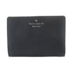 ショッピングケイトスペード ケイトスペード KATE SPADE 二つ折り財布 小銭入れあり ロゴ レザー ブラック WLRU6367 /SR レディース