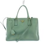プラダ PRADA サフィアーノ ガレリア トートバッグ ハンドバッグ ショルダーバッグ 2WAY ミント BN1874 /KH ■OH レディース