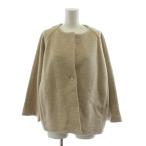 ショッピングエヴァ エヴァムエヴァ evam eva プレスウールノーカラーショートコート 2 ベージュ E173K069 /AN31 レディース