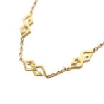 ji van si.GIVENCHY Vintage Logo узор колье Gold цвет /KH женский 