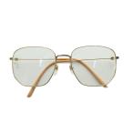 グッチ GUCCI クリアレンズサングラス メタルフレーム 細フレーム 56□18-140 ゴールドカラー /SS ■OS レディース
