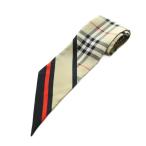 ショッピングバーバリー バーバリー BURBERRY スキニースカーフ チェック ベージュ 黒 ブラック 8037017 /SS ■OS レディース