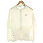  Adidas adidas спорт бег жакет верхняя одежда M белый одноцветный no color длинный рукав /NS