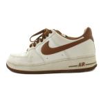 ナイキ NIKE エア フォース AIR FORCE 1 07 スニーカー US9.5 27.5cm 白 ホワイト 茶 ブラウン DH7561-100 /SS ■OS メンズ