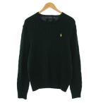 ショッピングラルフ ポロ ラルフローレン POLO RALPH LAUREN ニット セーター 長袖 ケーブル編み スモールポニー L グリーン 4700268370 /KH メンズ