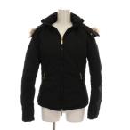 ショッピングmoncler モンクレール MONCLER AMIENS アミアン ダウンジャケット ファー フード付き ジップアップ アウター 00 黒 54153 /YM レディース