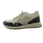 ショッピングヴィトン ルイヴィトン LOUIS VUITTON ランアウェイ ライン スニーカー 5.5 白 ホワイト 黒 ブラック /SS ■OS メンズ