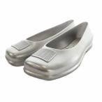 ショッピングmelissa メリッサ melissa × マーク ジェイコブス MARC JACOBS バレエシューズ 23cm シルバーカラー /SS ■OS レディース