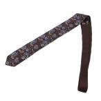  Lardini LARDINI вязаный галстук галстук постоянный Thai стрейч peiz Lee рисунок шелк чай Brown синий голубой /BB мужской 