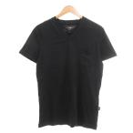 ショッピングハイドロゲン ハイドロゲン HYDROGEN Tシャツ カットソー Vネック 半袖 無地 S 紺 ネイビー /YJ メンズ