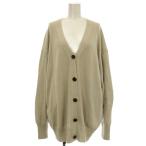 ドゥーズィエムクラス DEUXIEME CLASSE 21SS ロングカーディガン コットン ニット カーディガン F ベージュ