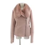  Armani Jeans ARMANI JEANS искусственный мутон жакет мех внешний 38 розовый B23QG /AN48 женский 