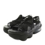 ナイキ NIKE ウィメンズエアマックココサンダル ブラック アンクルストラップ ナイロン ラバー US8 黒 CI8798-003 レディース