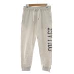 e- деталь Today oAP STUDIO брюки-джоггеры тренировочный брюки белый белый Logo принт /RR женский 