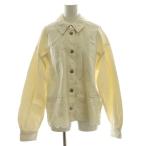 ショッピングzara ザラ ZARA カットワーク刺繍ジャケット XS 白 ホワイト /SS ■OS レディース