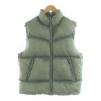 ショッピングzara ザラ ZARA ダウンベスト 中綿 M 緑 グリーン /RR メンズ