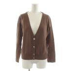 ジムフレックス Gymphlex カーディガン 長袖 ウール 14 茶 ブラウン /RR レディース