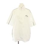  Callaway CALLAWAY GOLF Golf одежда cut and sewn короткий рукав воротник-стойка половина Zip Logo L белый белый /BB женский 